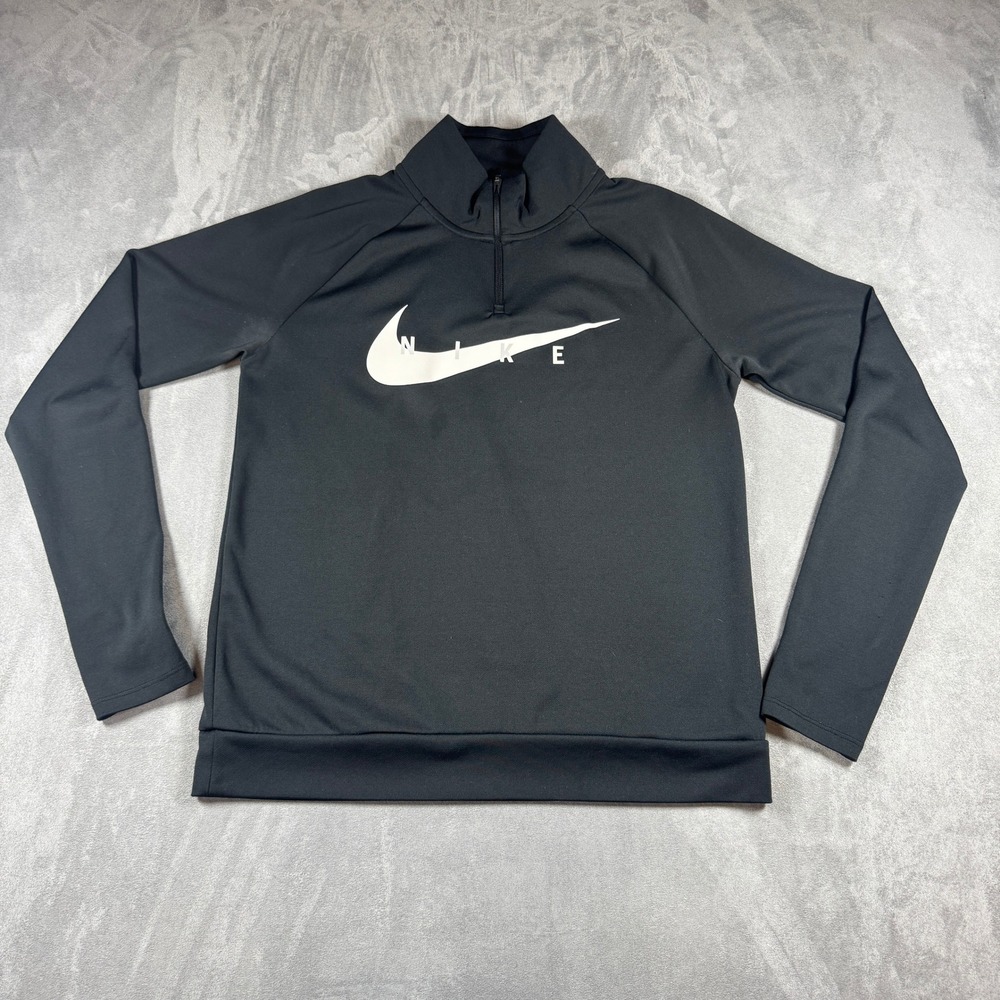 Nike Dri-Fit Icon Clash Women's Midlayer‎ Running Top 1/4 Zip Pullover Size S